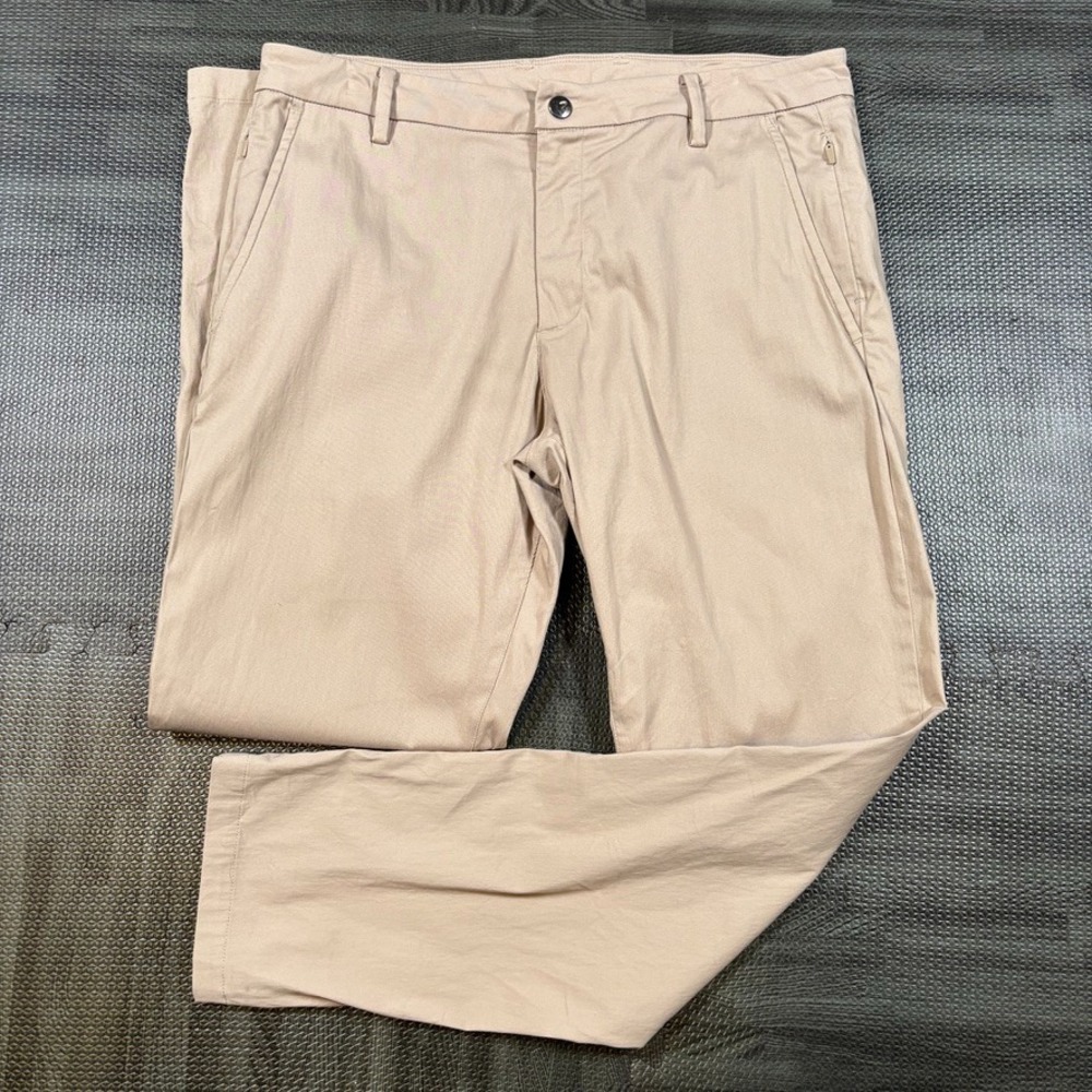 Birddogs Pants Men 34x30 Beige Unlined Performance Chino Bird Dog Boomstick
